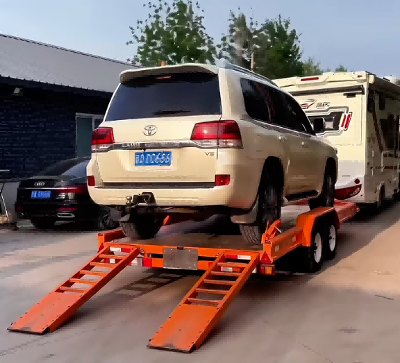 3 Ton Tandem Dingil Düz Yataklı Römork
